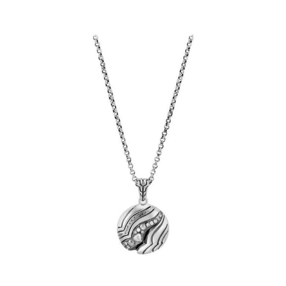 John Hardy Lahar Diamond Necklace Pendant